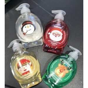 Soft soap Candied Apple Sweet Pine Ginger Cookie  Hand Soap 7.5oz Set Of 4 NEW